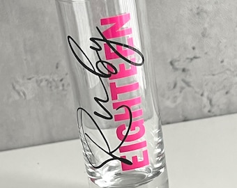 Personalised Birthday Shot Glass | Custom Name Age Keepsake Gift Box