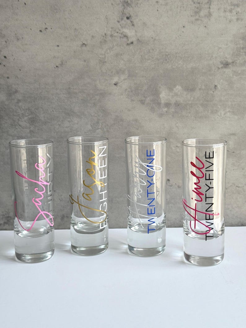 Personalised Birthday Gift Box with Shot Glass & Keyring Hip Flask, 18th, 21st, 30th Keepsake image 6