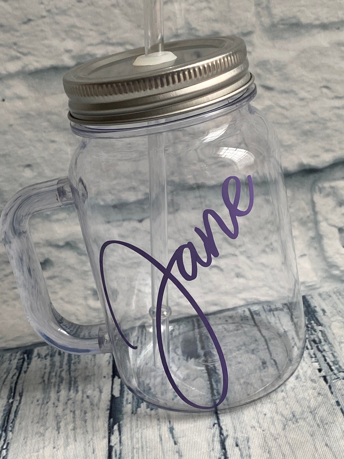 Personalised Mason Jar with Name A Great all Occasion Gift Etsy