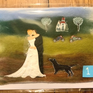 Carte de voeux. Carte de mariage. Personnalisez-le avec un chien, un chat, un cheval, etc. Choisissez le numéro sur la carte
