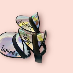 Custom Bachelorette Party Visors: Retro Beach Sun Visors