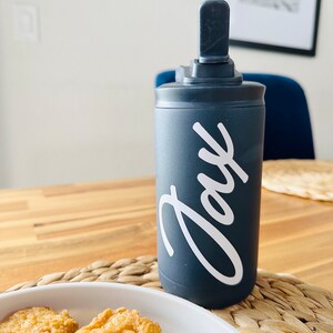 Personalized Kid&#39;s Stainless Steel Water Bottle: 12oz Engraved Tumbler