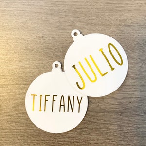 Personalized Ornament Christmas Ornament 2020 Christmas Tree Decoration, Holiday Gift, Family Name Acrylic Ornament image 3