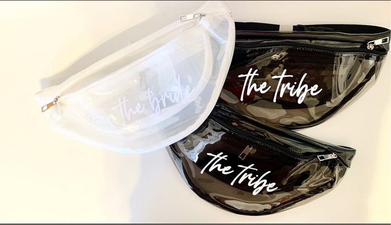 Clear Fanny Packs Bachelorette Party Accessories Personalized Fanny Packs Belt bag image 5