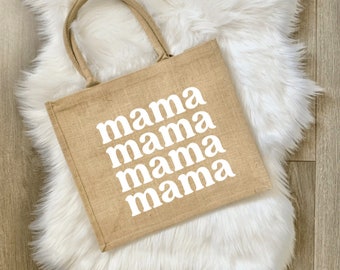 Mama Tote Bag | Gift for Her | Mother's Day Gift | Beach Tote | Beach Bag