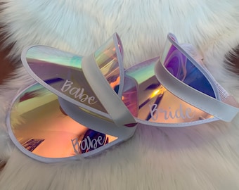 Bachelorette Visors Bride/Babe Visor Bachelorette Party Sun Visors Retro Beach Bachelorette Gifts Pool Party Bachelorette Party Favors