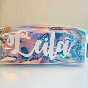Make Up Bag Personalized Make up Bag Demoiselle d’honneur Maquillage Femmes Idées cadeaux Cadeaux d’anniversaire pour femmes Mignon Maquillage Sac Fête des Mères