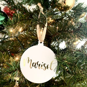 Personalized Ornament Christmas Ornament 2020 Christmas Tree Decoration, Holiday Gift, Family Name Acrylic Ornament image 5