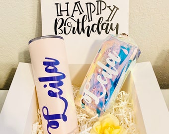 Happy Birthday Gift Box  | Birthday Skinny Tumbler Gift | Gift Ideas