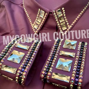 Western pleasure Horse Show Shirt, Horsemanship, Women Rail Jacket, Western Show shirt