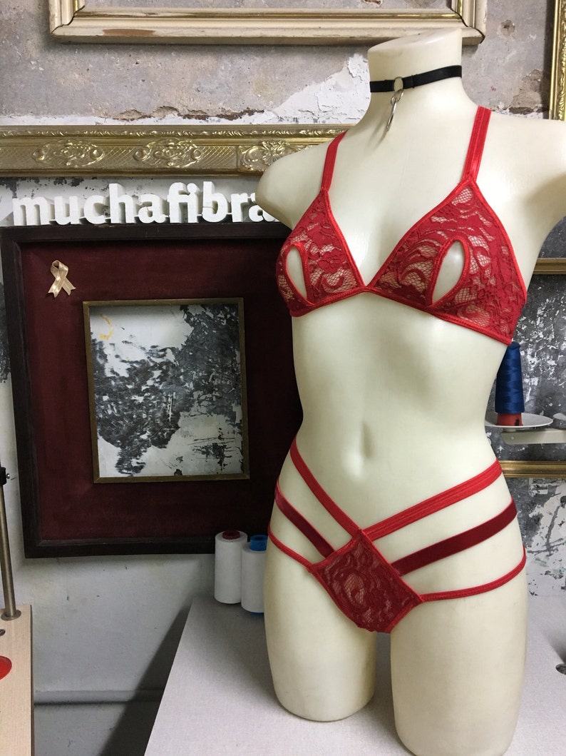 hot valentine lingerie set