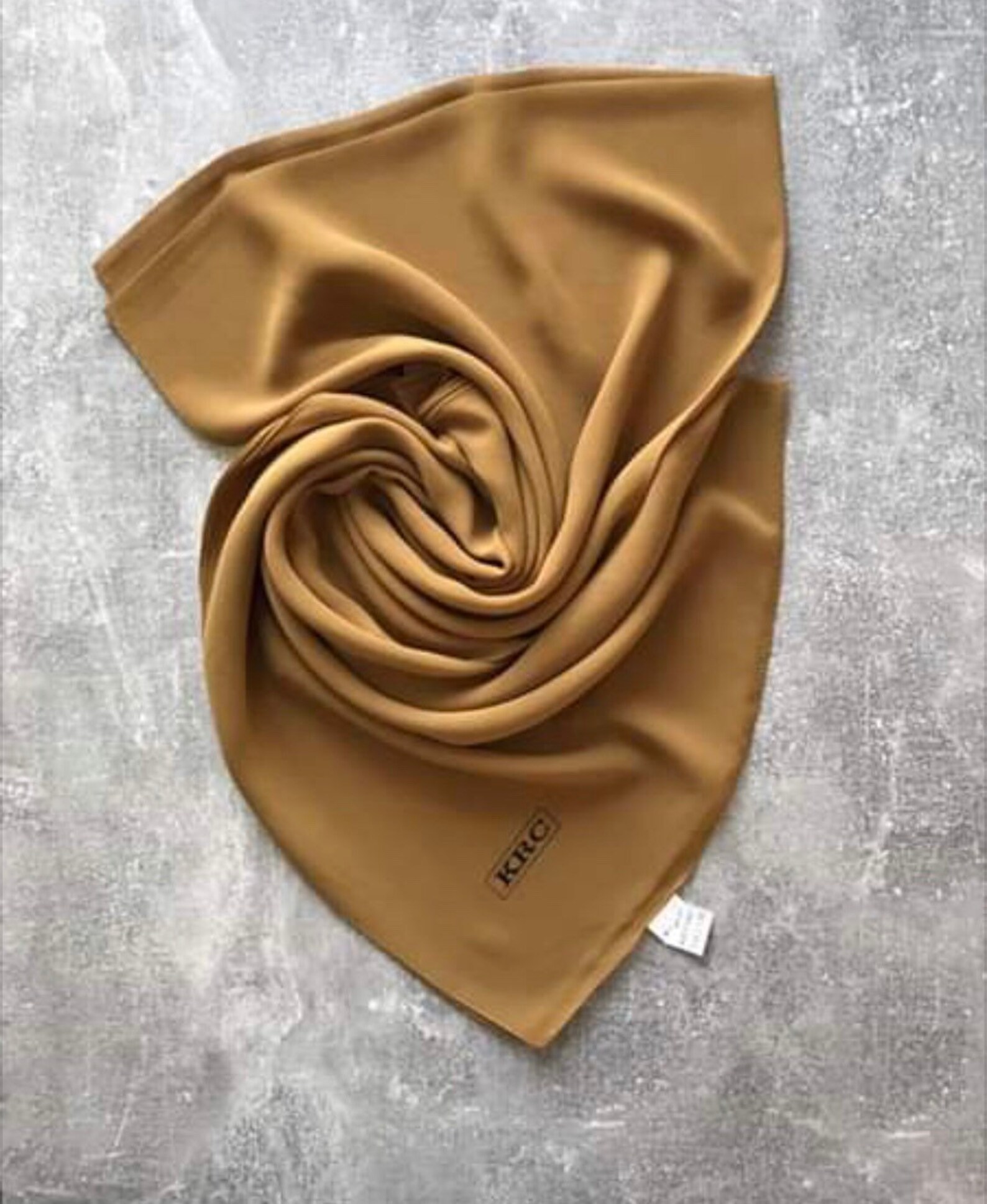 camel colour scarf