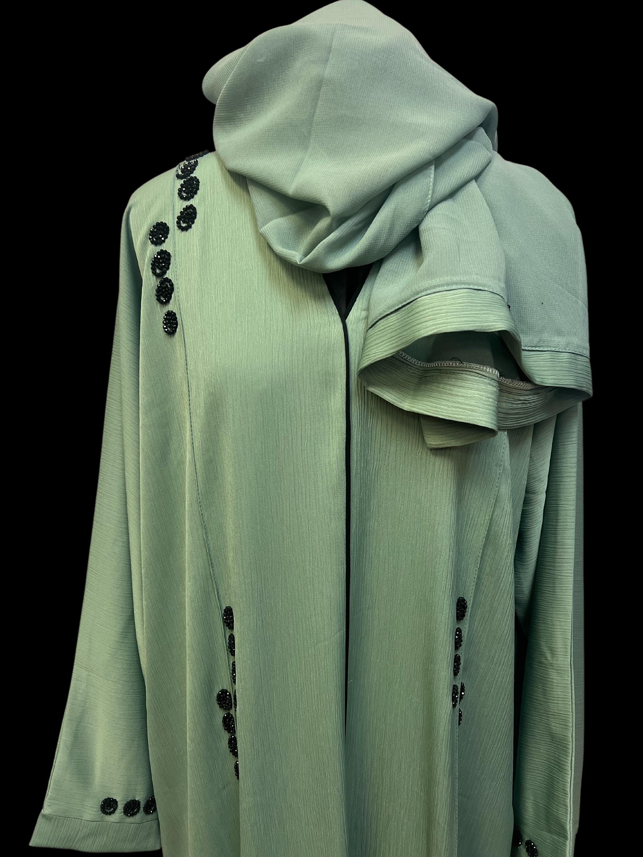 Mint Green Abaya - Etsy Mint Green Abaya - Etsy
