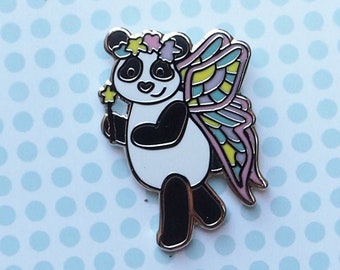 Fairy Panda Enamel Pin | Lapel Pin | Magical Fairy Panda Badge