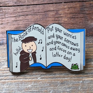 Book of Arnold Enamel Pin | Lapel Pin