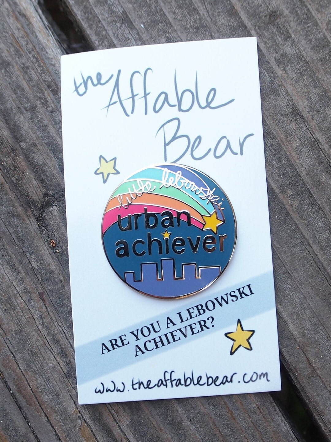 Little Lebowski Urban Achiever Enamel Pin | Lapel Pin | Badge - Etsy
