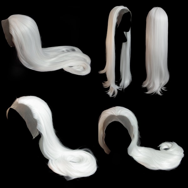 White blonde Lace front wig