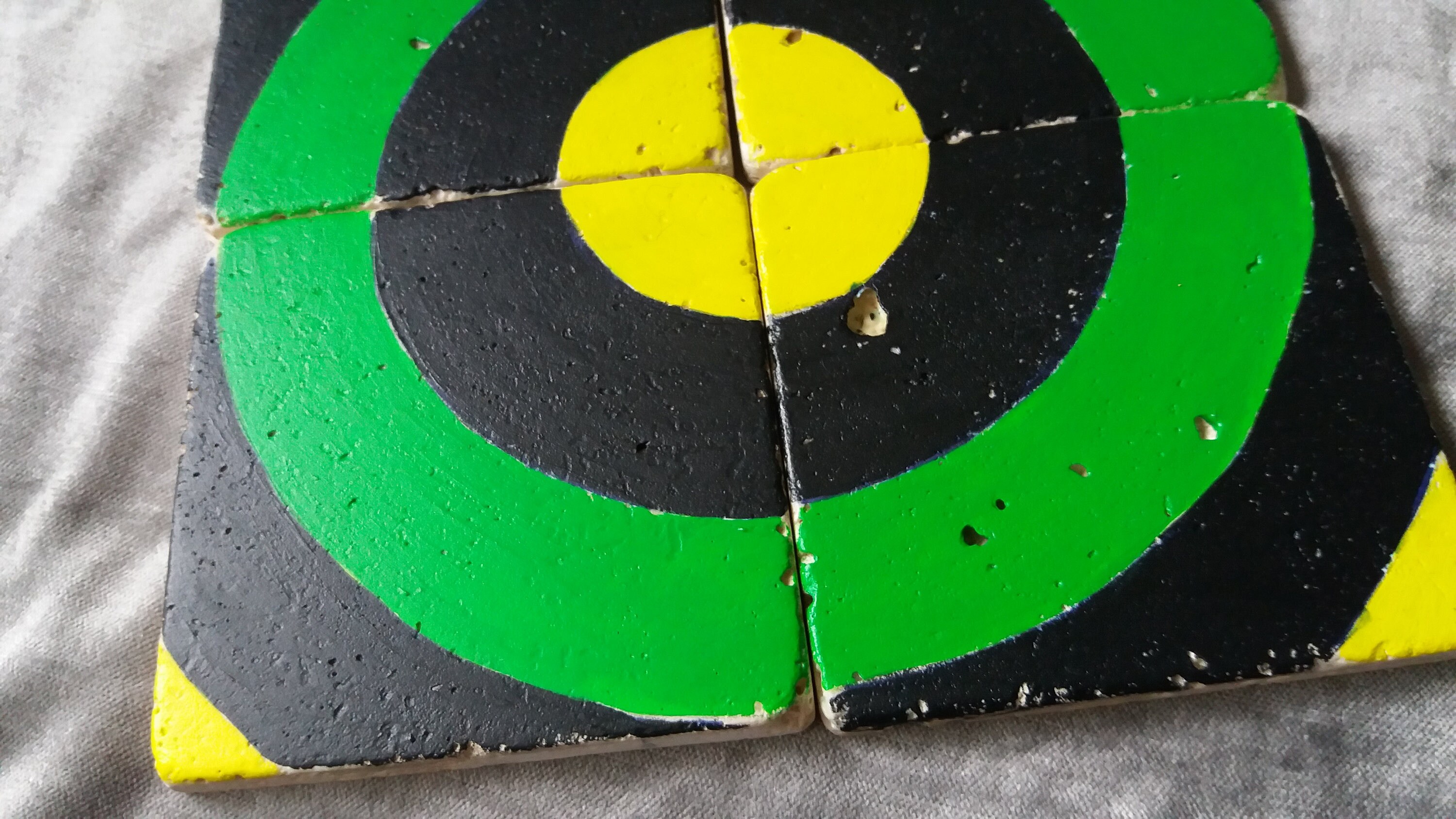 Jamaican themed stone tile coasters hand painted Travertine Etsy