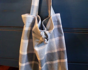 Market bags made from vintage fabric