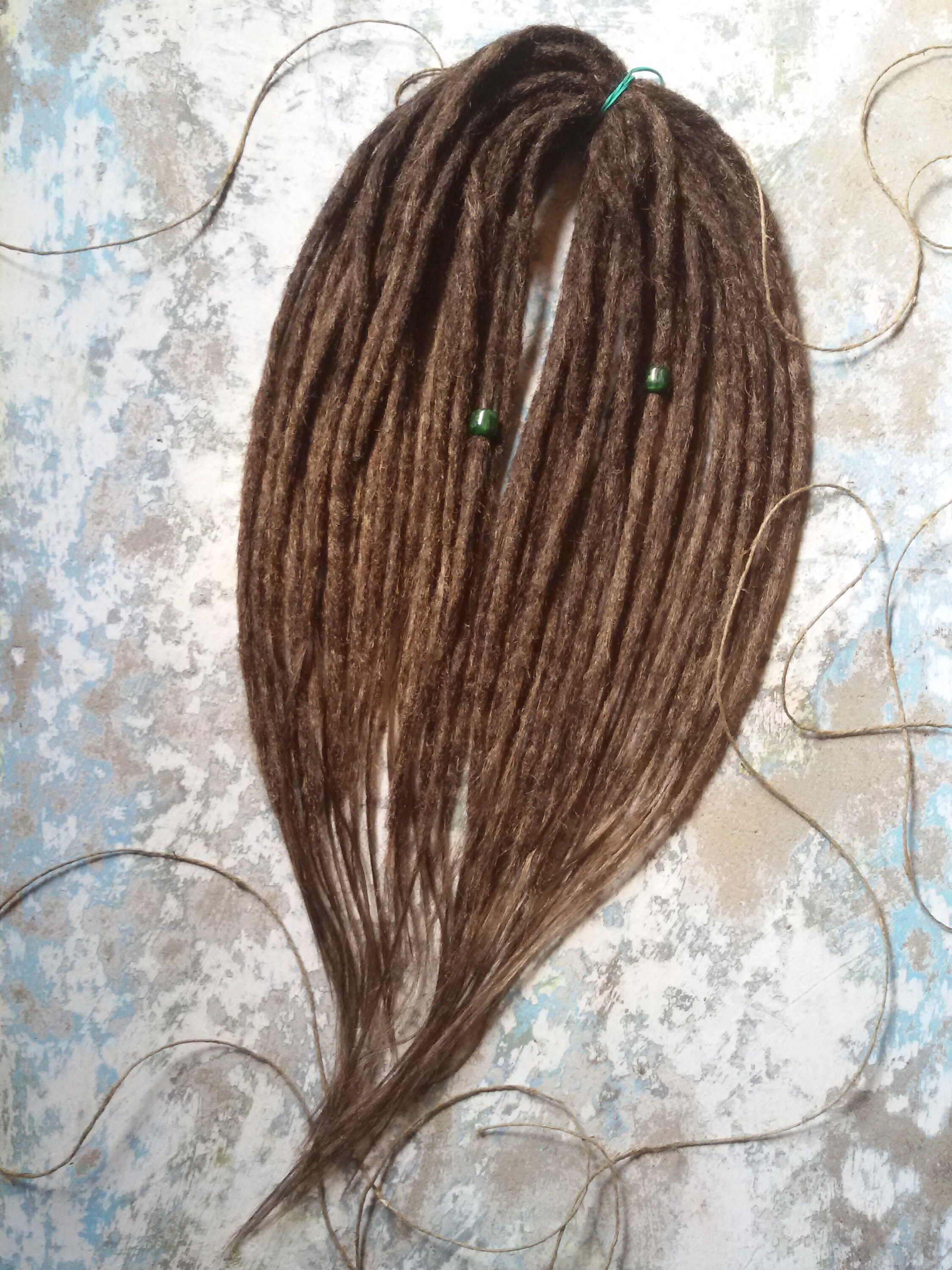 Ombre Dreads Brown Light Brown Double Ended Dreadlocks Etsy