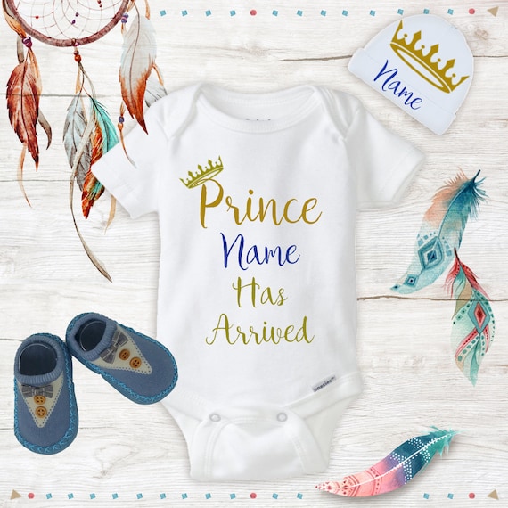the prince has arrived newborn outfit
