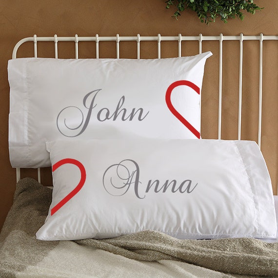 wedding pillowcases