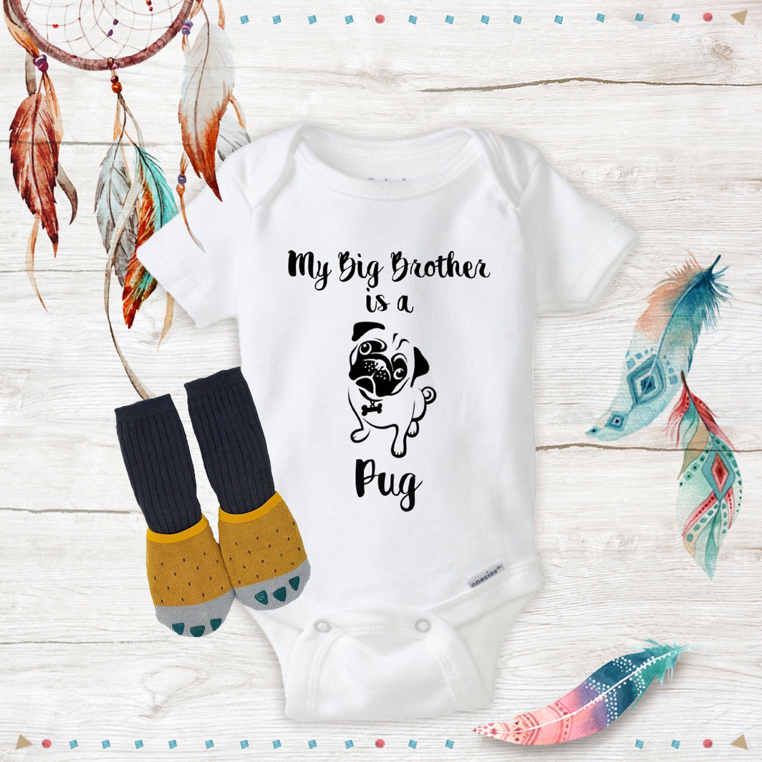 Mon grand frère est un Pug Bodies avec des chaussettes jaunes drôle Bodies bébé douche ensemble nouveau-né vêtements bébé vêtements en ligne bébé cadeau cadeaux Mon Pug grand frère est un Pug Mon Bodies avec des chaussettes jaunes drôle Bodies bébé douche ensemble nouveau-né vêtements bébé vêtements en ligne bébé cadeau cadeaux 6a798c