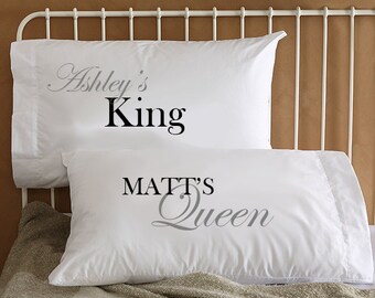 king and queen pillowcase