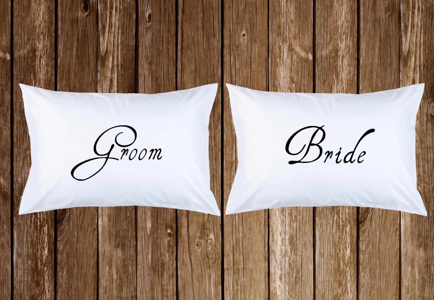 Bride & Groom Pillow case Cute/Adorable/ Cool Couple pillow Etsy