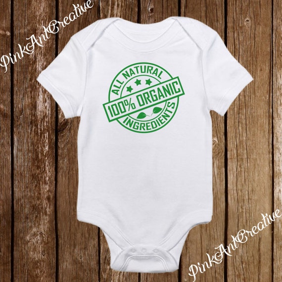 100% All Natural Organic Baby Onesies 