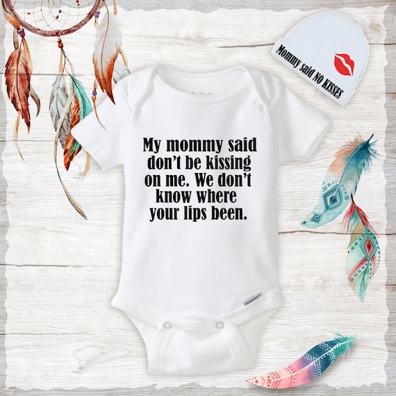 no kisses onesie