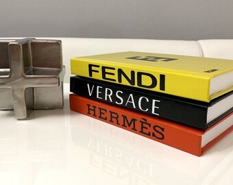 Fashion Books Set Of 2 Coffee Table Decor Hardcover Etsy