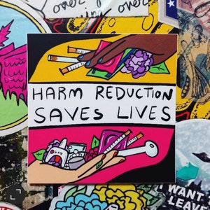 Harm Reduction Saves Lives Sticker - Etsy