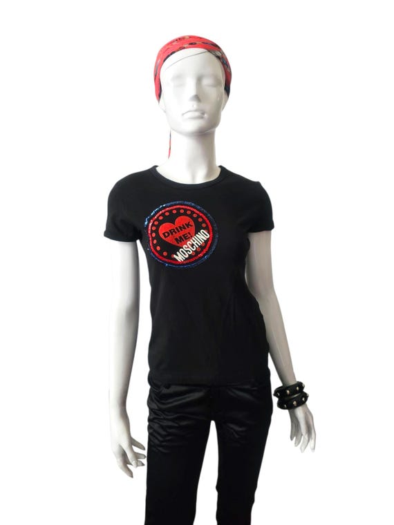 Vtg Y2K Moschino Pop Art Iconic 