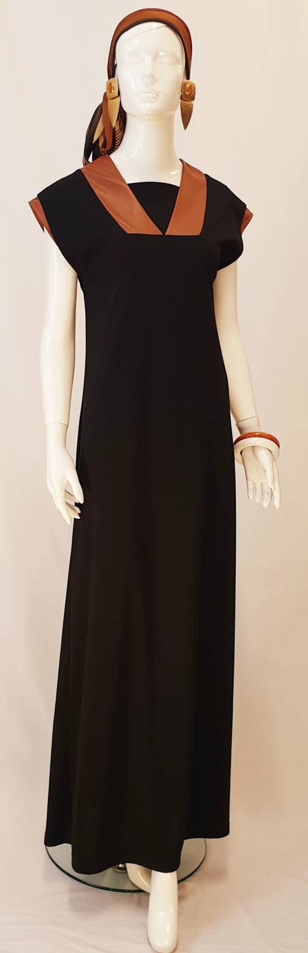 【ENOF】velour jersey long dress - Black bkk16112_black_xl?pdp.template