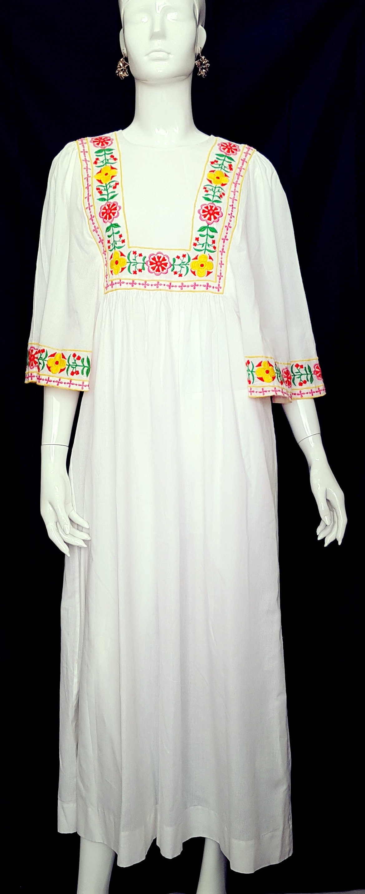 Whitecotton Empire Dress