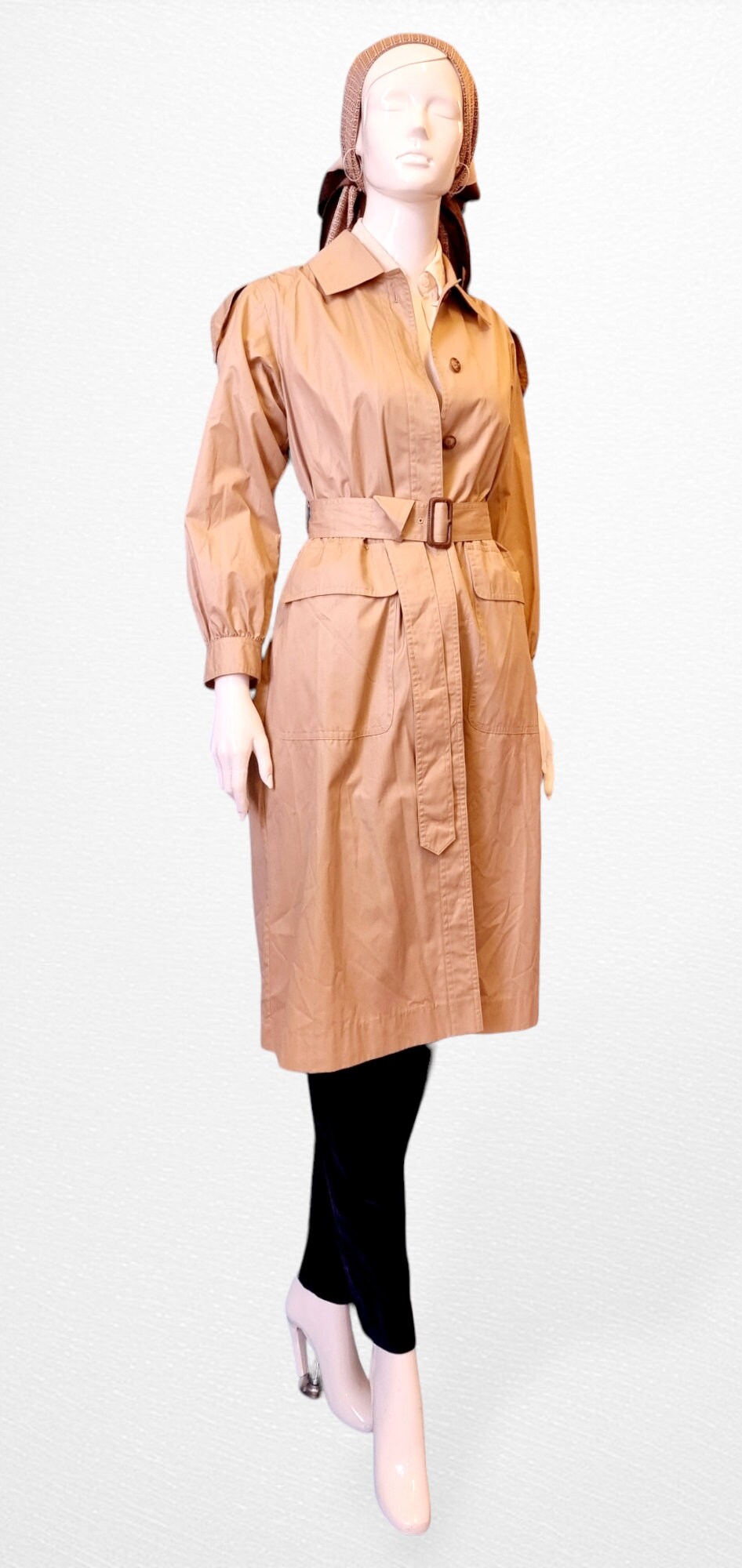 60年代のヴィンテージ YSL イヴ・サンローラン・パリ ベージュ