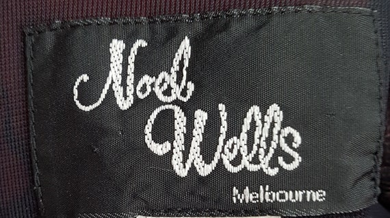 Vintage 80’s NOEL WELLS Melbourne Vivid Red & Bla… - image 10