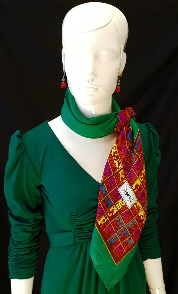 Vtg 70s YSL Yves Saint Laurent  Paris X-Large Jew… - image 1