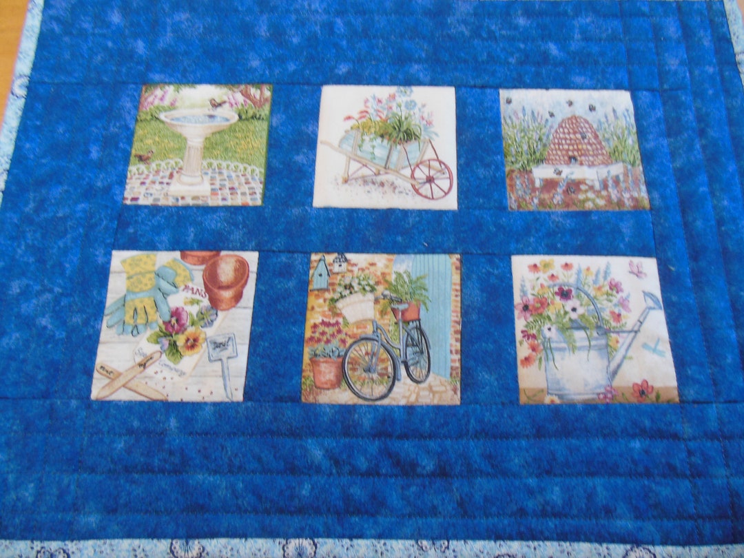 Quilted Spring/summer Placemats. Set of 4. Etsy