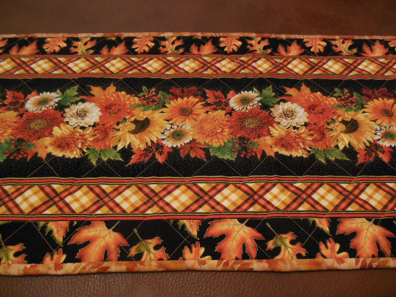 Golden Field Quilted Table Runner NCU0NNT1910
