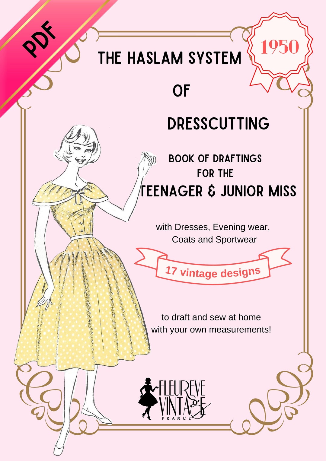 Patrons de couture des années 50, Livre de couture vintage