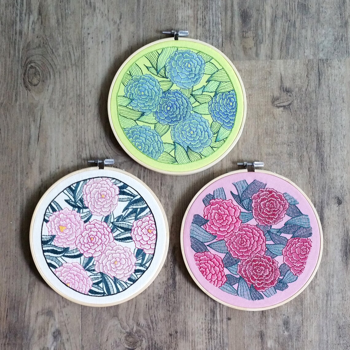 PDF Embroidery Pattern for Floral Foliage by Galemofre - Etsy