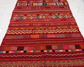 Handira rug blanket, handmaded by moroccan berber women