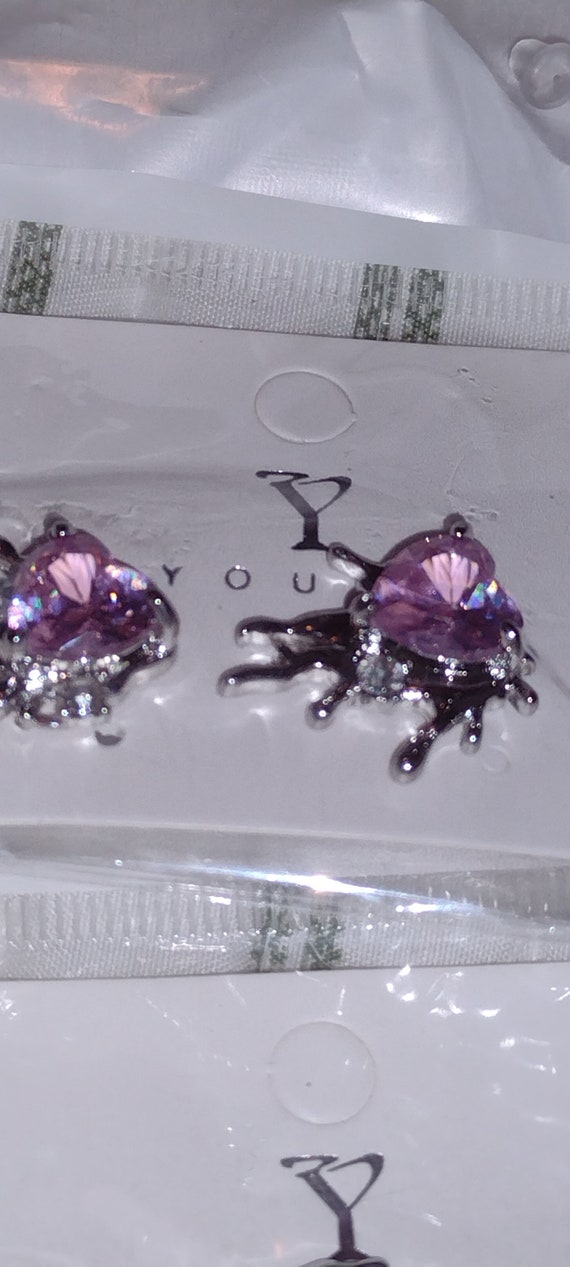 Lot of Three Pairs of Lava Water Drop Earrings wi… - image 3