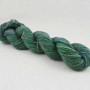 Thaw Handspun Yarn DK weight Romney Silk