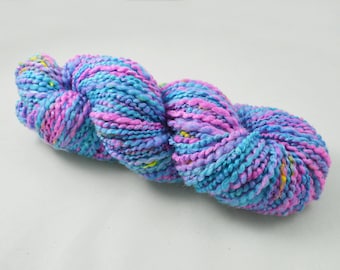 Neon Lights Handspun Merino Alpaca Silk Art Yarn Bulky