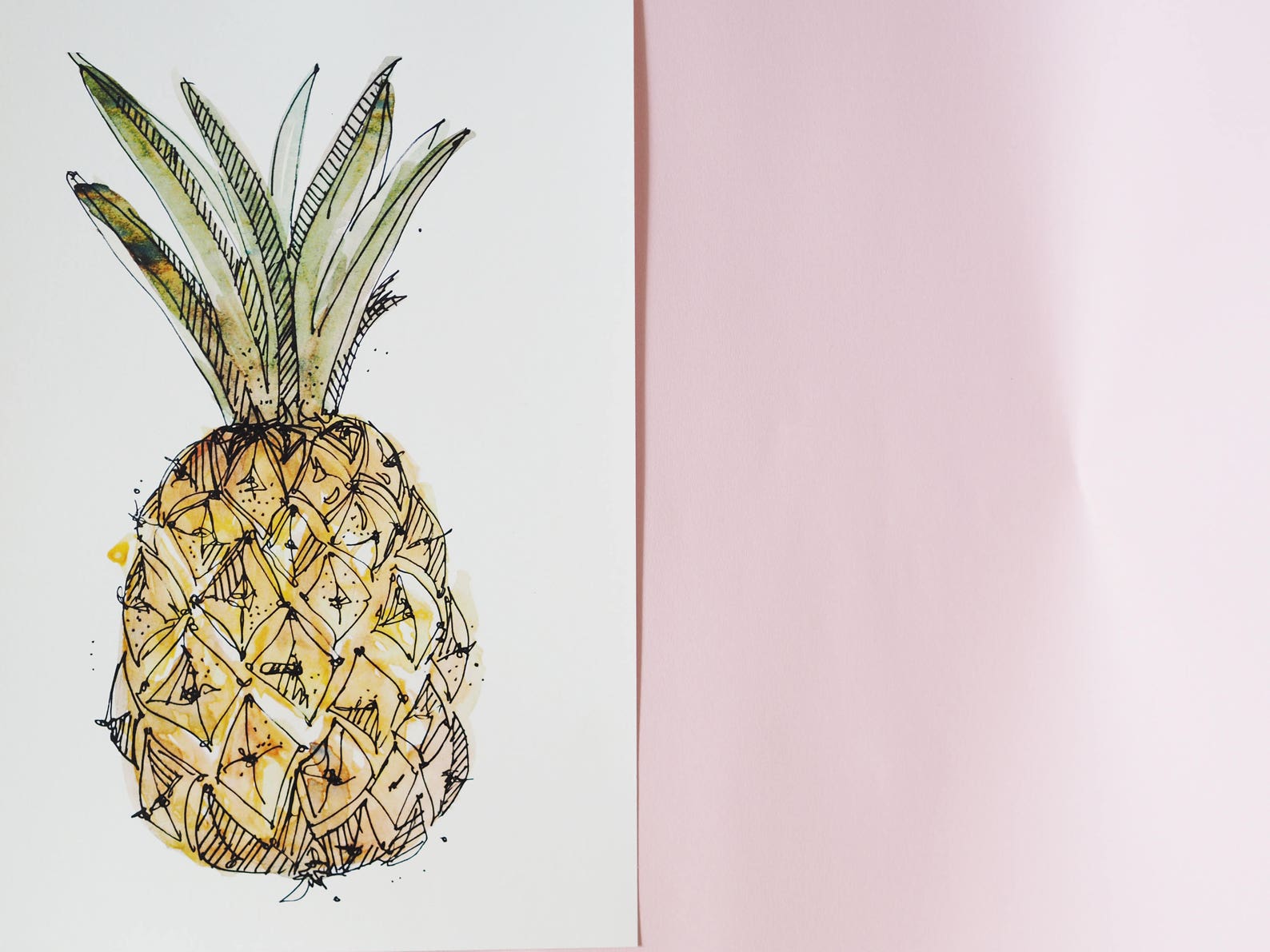 A4 Wall Art Illustration Print on Acid Free Paper Wallpaper Etsy