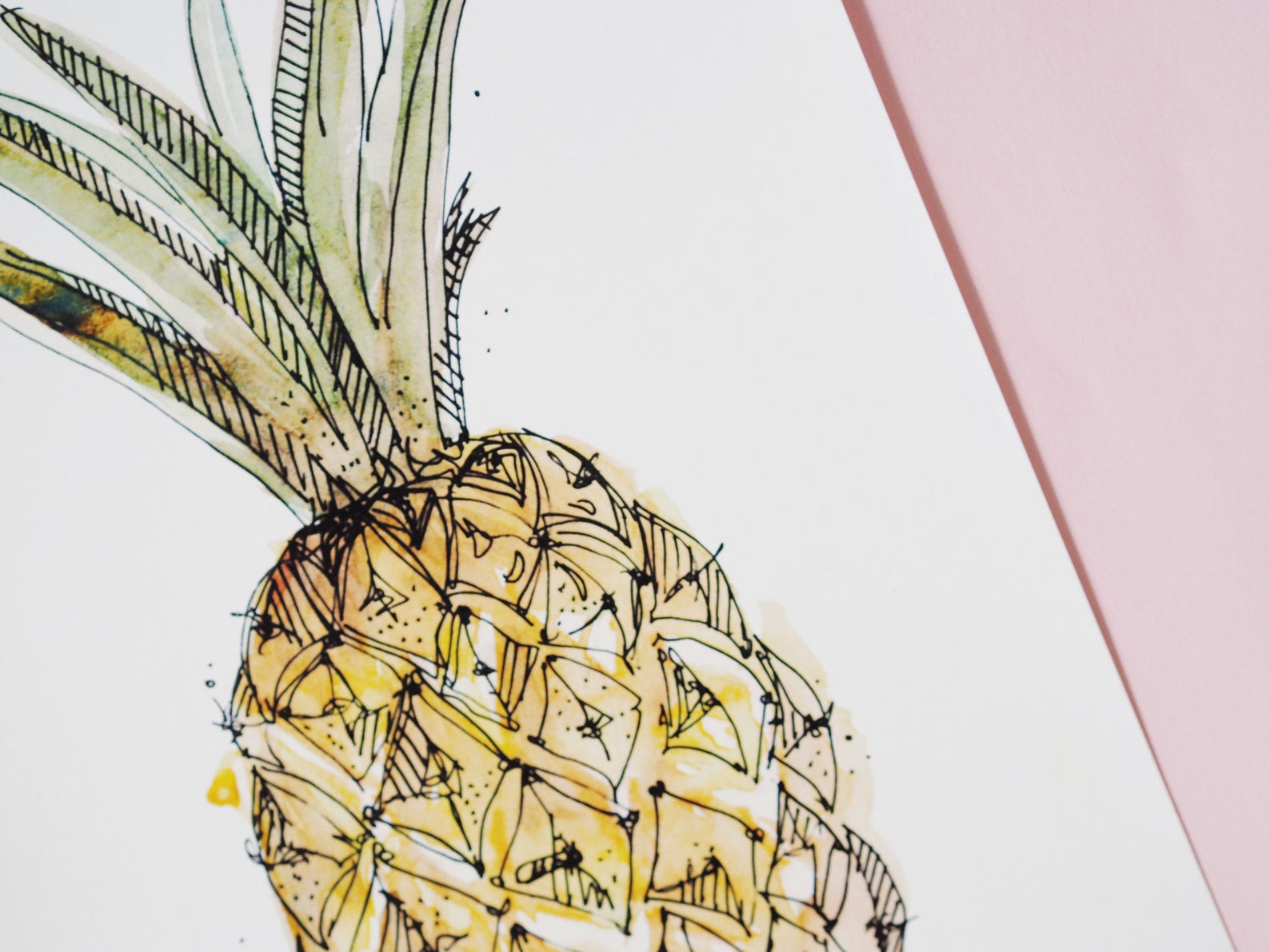 A4 Wall Art Illustration Print on Acid Free Paper Wallpaper Etsy