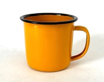 Baked Enamel Yerba Mate Cup: Stainless Steel Metal Cup (4 oz)
